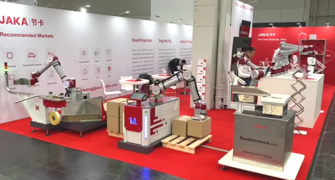 节卡机器人亮相2022汉诺威工博会
